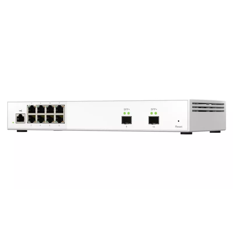 QNAP QSW-M2108-2S sieťový switch Managed L2 2.5G Ethernet (100/1000/2500) sivá