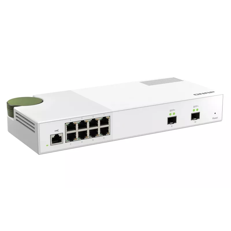 QNAP QSW-M2108-2S sieťový switch Managed L2 2.5G Ethernet (100/1000/2500) sivá
