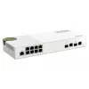 QNAP QSW-M2108-2C sieťový switch Managed L2 2.5G Ethernet (100/1000/2500) sivá, biela