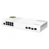 QNAP QSW-M2108-2C sieťový switch Managed L2 2.5G Ethernet (100/1000/2500) sivá, biela