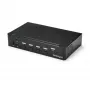 StarTech.com 4-portový HDMI KVM switch - USB 3.0 - 1080p, 1920 x 1080 pixelov, racková montáž, čierna