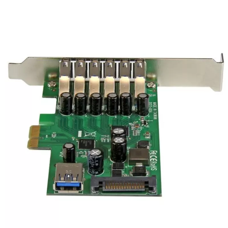 StarTech.com 7-portová PCI Express USB 3.0 karta – štandardný a low-profile dizajn