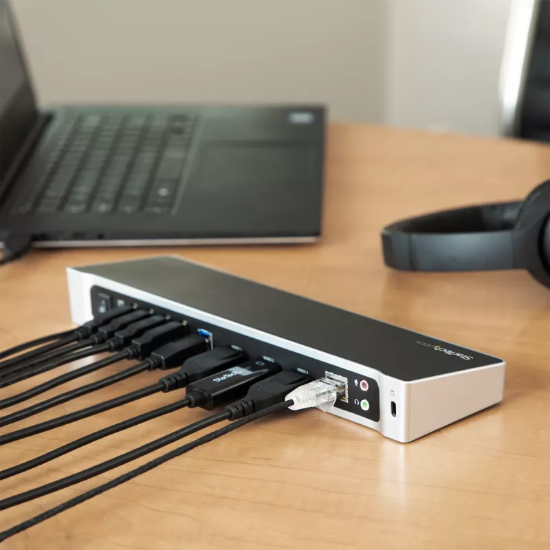 StarTech.com dokovacia stanica USB 3.0 pre tri monitory - 1x HDMI - 2x DisplayPort