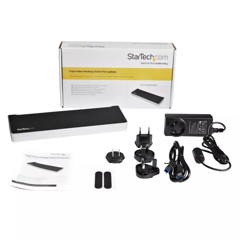StarTech.com dokovacia stanica USB 3.0 pre tri monitory - 1x HDMI - 2x DisplayPort