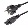 StarTech.com 3m napájací kábel pre notebook, EU Schuko na C5, 2,5A 250V, 18AWG, náhradný napájací kábel pre notebook, kábel napájacieho zdroja, nabíjací kábel pre notebook, kábel s konektorom Cloverleaf/Mickey Mouse
