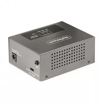 StarTech.com 4-portový Multi-Gigabit PoE++ injektor, 5/2.5/1G Ethernet (NBASE-T), PoE/PoE+/PoE++ (802.3af/802.3at/802.3bt), 160 Watt rozpočet výkonu, montáž na stenu/na lištu, neupravovaný