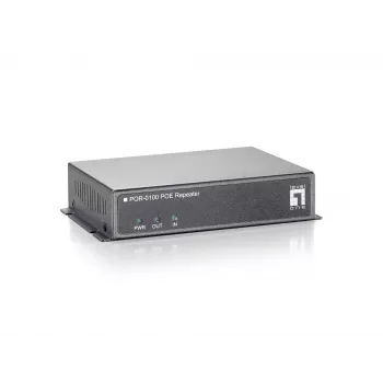 LevelOne PoE opakovač, kaskádovateľný, IEEE 802.3x, plný duplex, polovičný duplex, LAN, Power, FCC, CE, 0 - 50 °C, 5 - 95%