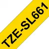 Brother TZE-SL661 etiketová páska čierna na žltej