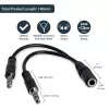 StarTech.com 3,5-mm-4-pozície-na-2x-3-pozície-3,5-mm-headset-splitter adaptér – konektor samica/konektor samec