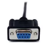 StarTech.com 2m čierny DB9 RS232 sériový null modem kábel F/M, čierny, 2 m, DB-9, DB-9, konektor samec, konektor samica