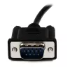 StarTech.com 2m čierny DB9 RS232 sériový null modem kábel F/M, čierny, 2 m, DB-9, DB-9, konektor samec, konektor samica
