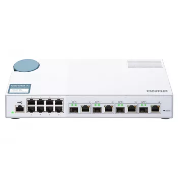 QNAP QSW-M408-4C sieťový switch Managed L2 Gigabit Ethernet (10/100/1000) biela