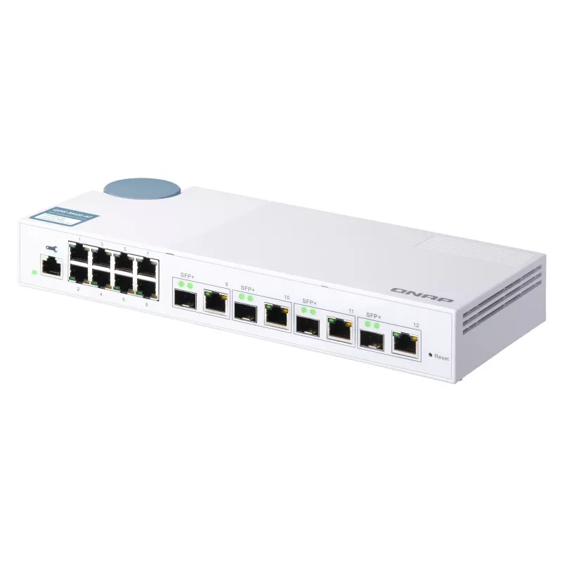QNAP QSW-M408-4C sieťový switch Managed L2 Gigabit Ethernet (10/100/1000) biela