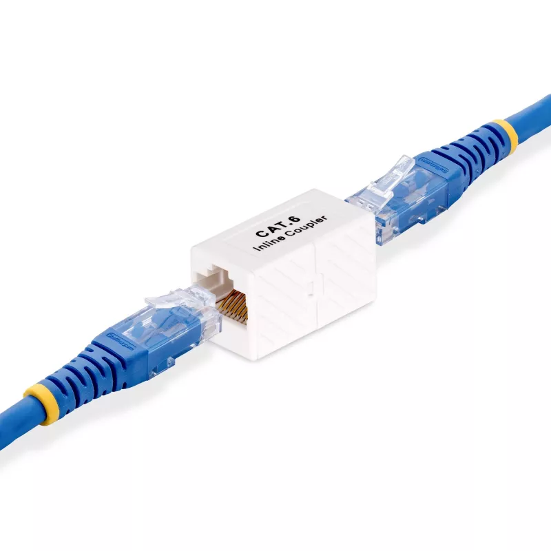 StarTech.com RJ45 spojka 5-balík, Inline Cat6 spojka, konektor samica-na-samica (B/B) T568, nechránené predĺženie Ethernet kábla