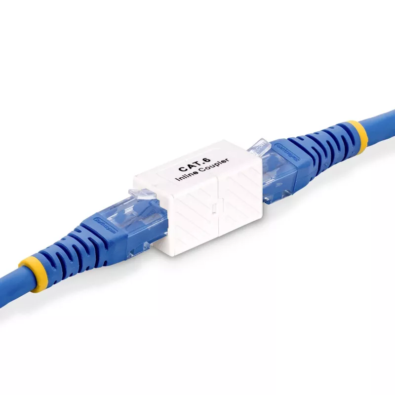 StarTech.com RJ45 spojka 5-balík, Inline Cat6 spojka, konektor samica-na-samica (B/B) T568, nechránené predĺženie Ethernet kábla