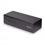 StarTech.com 4-portový Dual-Monitor DisplayPort KVM switch, 4K 60Hz, 2x USB 5Gbps hub porty, 2x USB 2.0 HID porty, hotkey a tlačidlové prepínanie, TAA-kompatibilný – 3,5 mm audio, HDCP