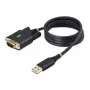StarTech.com 3ft (1m) USB na sériový adaptérový kábel, zachovanie COM, vymeniteľné skrutky/matice, USB-A na DB9 RS232, FTDI IC, ESD ochrana, Windows/macOS/Linux