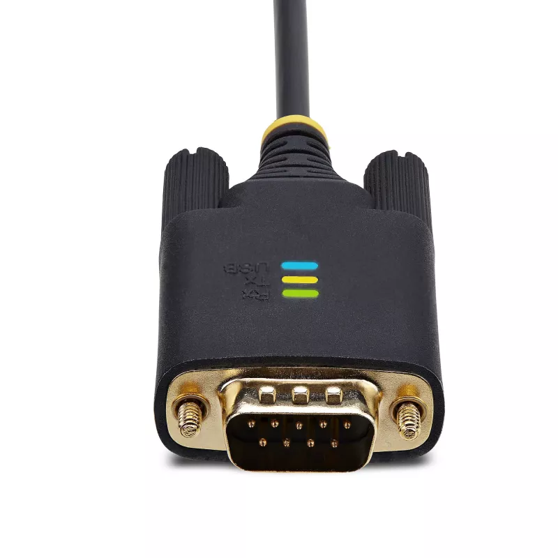 StarTech.com 3ft (1m) USB na sériový adaptérový kábel, zachovanie COM, vymeniteľné skrutky/matice, USB-A na DB9 RS232, FTDI IC, ESD ochrana, Windows/macOS/Linux