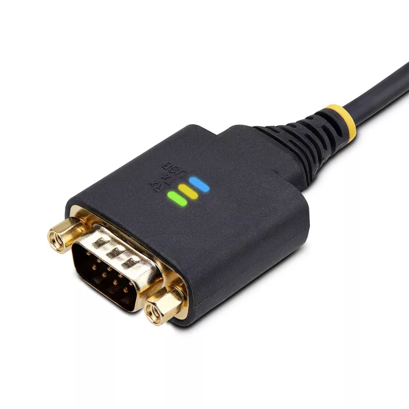 StarTech.com 3ft (1m) USB na sériový adaptérový kábel, zachovanie COM, vymeniteľné skrutky/matice, USB-A na DB9 RS232, FTDI IC, ESD ochrana, Windows/macOS/Linux
