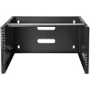 StarTech.com WALLMOUNT6 nástenná konzola 6U pre patch panel, 19 palcov, hĺbka 35,5 cm, oceľ, čierna