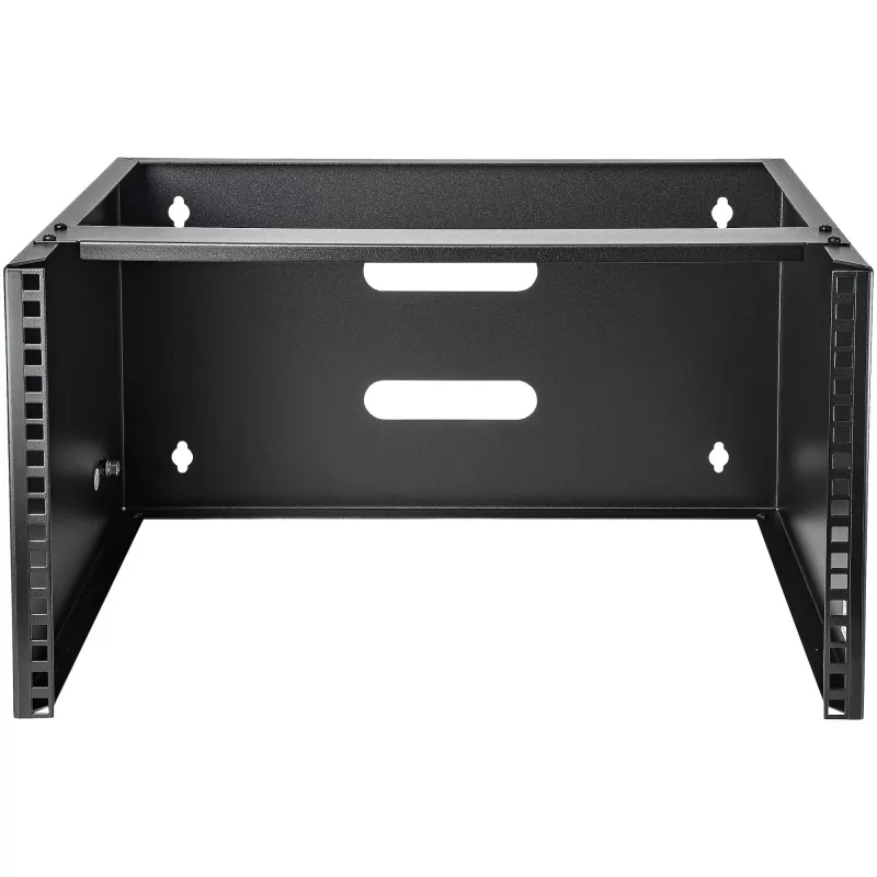 StarTech.com WALLMOUNT6 nástenná konzola 6U pre patch panel, 19 palcov, hĺbka 35,5 cm, oceľ, čierna