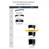 StarTech.com WALLMOUNT6 nástenná konzola 6U pre patch panel, 19 palcov, hĺbka 35,5 cm, oceľ, čierna