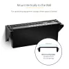StarTech.com 3U 19” nástenný vertikálny držiak do racku, nástenný držiak patch panelu pre dátové/AV/IT/počítačové zariadenia, 3U rack pre skriňu alebo serverovňu, nosnosť 150 lb (68 kg)