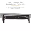 StarTech.com 3U 19” nástenný vertikálny držiak do racku, nástenný držiak patch panelu pre dátové/AV/IT/počítačové zariadenia, 3U rack pre skriňu alebo serverovňu, nosnosť 150 lb (68 kg)