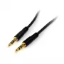 StarTech.com 3 ft štíhly 3.5mm stereo audio kábel - M/M, 3.5mm, konektor samec, 3.5mm, konektor samec, 0,91 m, čierny