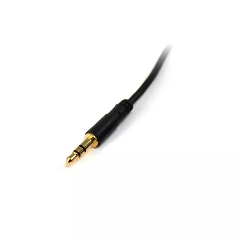StarTech.com 3 ft štíhly 3.5mm stereo audio kábel - M/M, 3.5mm, konektor samec, 3.5mm, konektor samec, 0,91 m, čierny