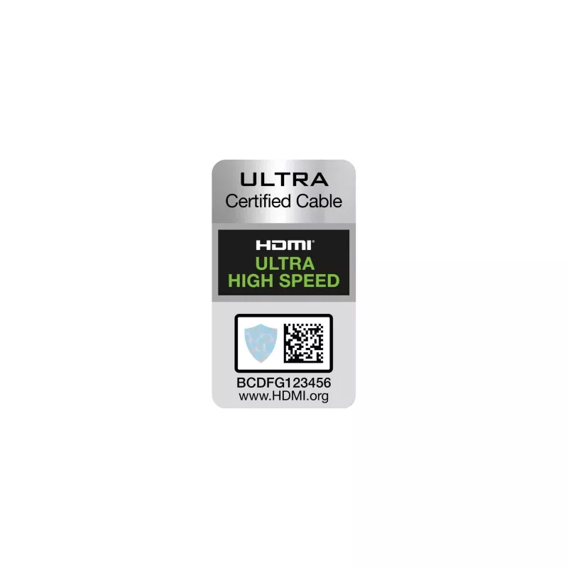 InLine certifikovaný HDMI kábel, Ultra High Speed HDMI, 8K4K, 0,5m