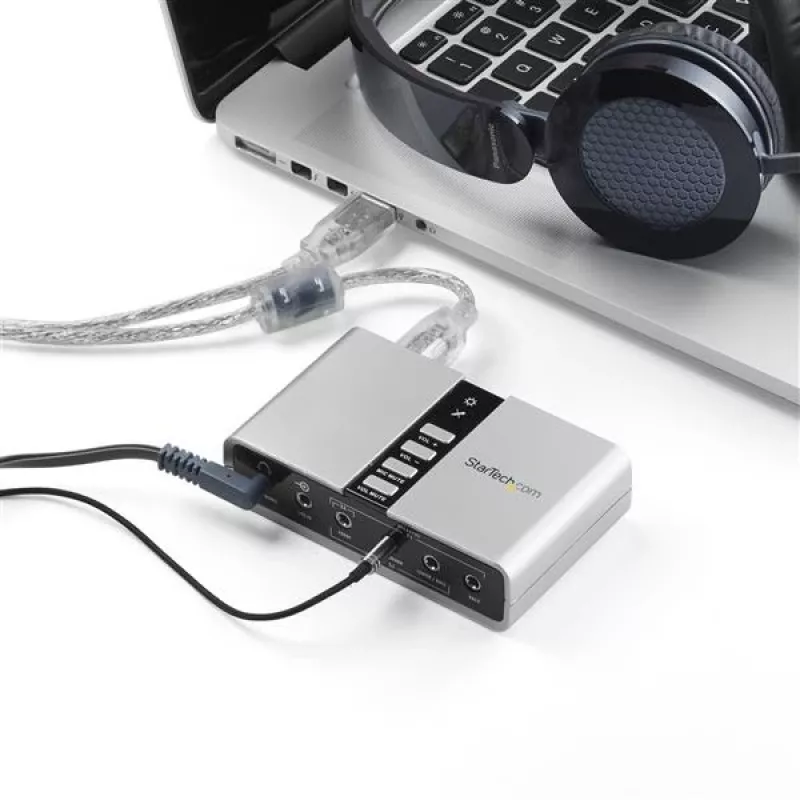 StarTech.com 7.1 USB audio adaptér externá zvuková karta s SPDIF digitálnym audiom
