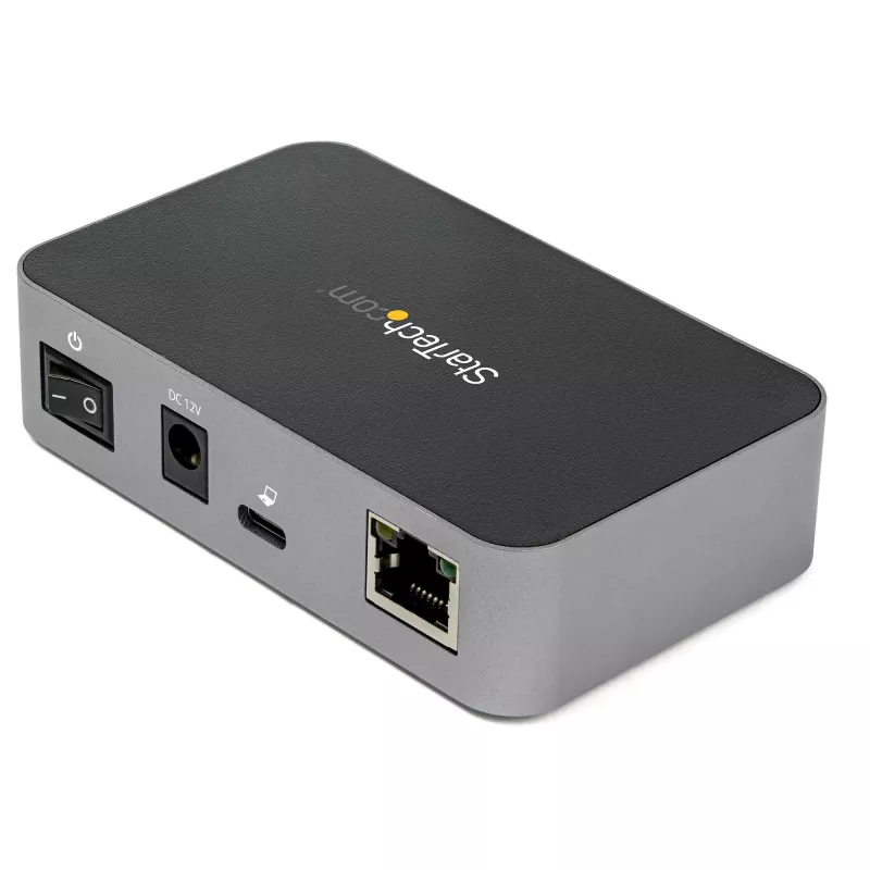 StarTech.com HB31C2A1CGS 3-portový rozbočovač USB-C s Gigabit Ethernet, USB 3.1 Gen 2 10 Gbps, 2x USB-A + 1x USB-C, 1 m hostiteľský kábel, s napájacím adaptérom