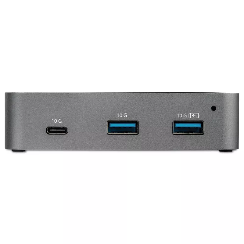 StarTech.com HB31C2A1CGS 3-portový rozbočovač USB-C s Gigabit Ethernet, USB 3.1 Gen 2 10 Gbps, 2x USB-A + 1x USB-C, 1 m hostiteľský kábel, s napájacím adaptérom