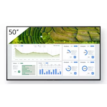 Sony FW-50BZ30L Signage Display digitálny signage plochý displej 127 cm (50 palcov) LCD Wi-Fi 440 cd/m² 4K Ultra HD čierny Android 24/7