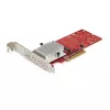StarTech.com Dual M.2 PCIe SSD adaptérová karta – x8 / x16 Dual NVMe alebo AHCI M.2 SSD na PCI Express 3.0 – M.2 NGFF PCIe (M-Key) kompatibilná – podporuje 2242, 2260, 2280 – JBOD – Mac & PC