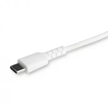 StarTech.com 1m odolný biely USB-C na Lightning kábel – robustný aramidové vlákno USB Type-C na Lightning nabíjací/synchronizačný napájací kábel – Apple MFi certifikovaný iPad/iPhone 12