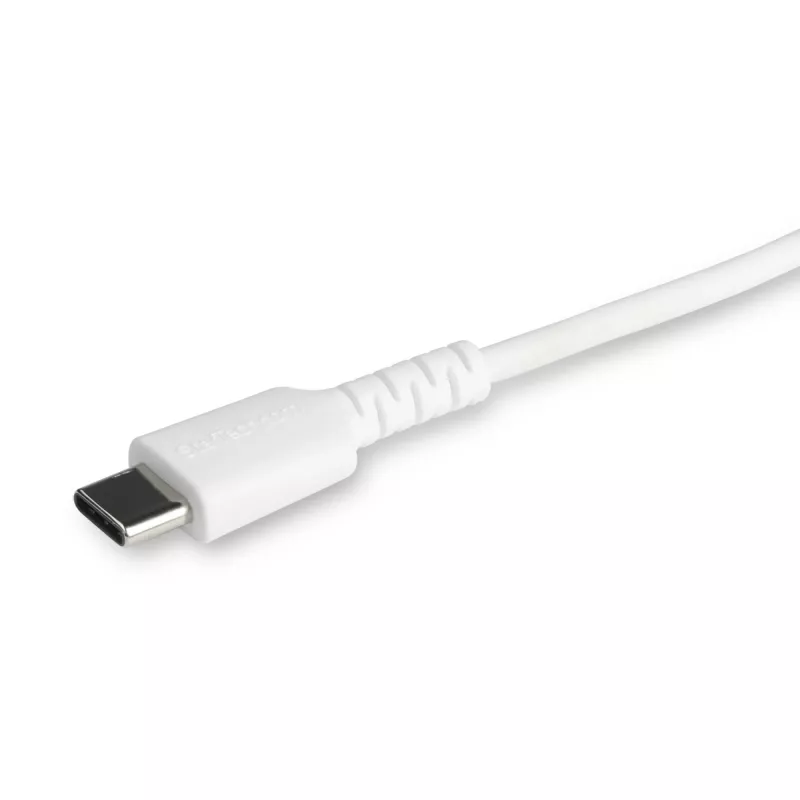 StarTech.com 1m odolný biely USB-C na Lightning kábel – robustný aramidové vlákno USB Type-C na Lightning nabíjací/synchronizačný napájací kábel – Apple MFi certifikovaný iPad/iPhone 12