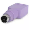 StarTech.com náhradný adaptér USB klávesnica na PS/2 – F/M, PS/2, USB A, fialová