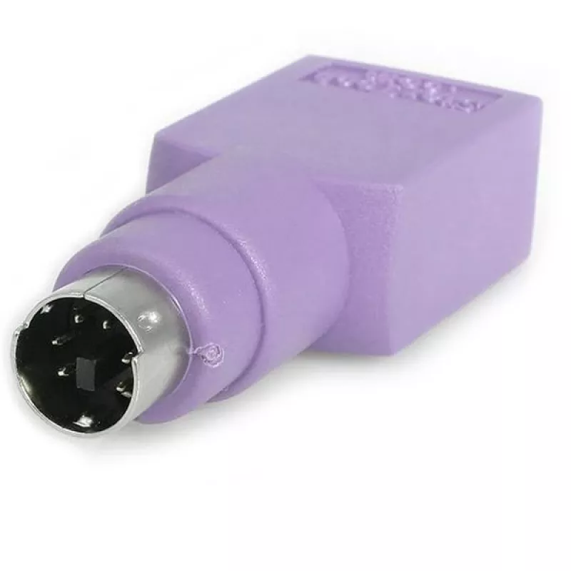 StarTech.com náhradný adaptér USB klávesnica na PS/2 – F/M, PS/2, USB A, fialová
