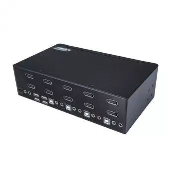 StarTech.com 4-portový KVM prepínač Dual DisplayPort - 4K 60Hz