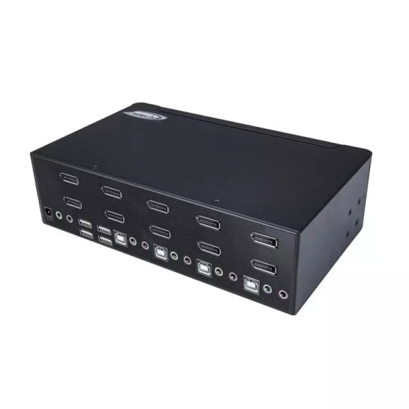 StarTech.com 4-portový KVM prepínač Dual DisplayPort - 4K 60Hz