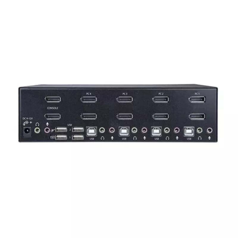StarTech.com 4-portový KVM prepínač Dual DisplayPort - 4K 60Hz
