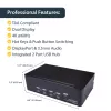 StarTech.com 4-portový KVM prepínač Dual DisplayPort - 4K 60Hz