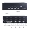 StarTech.com 4-portový KVM prepínač Dual DisplayPort - 4K 60Hz