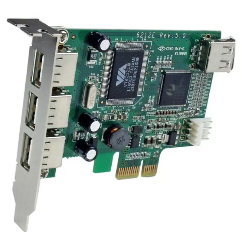 StarTech.com 4-portová PCI Express Low Profile High Speed USB karta