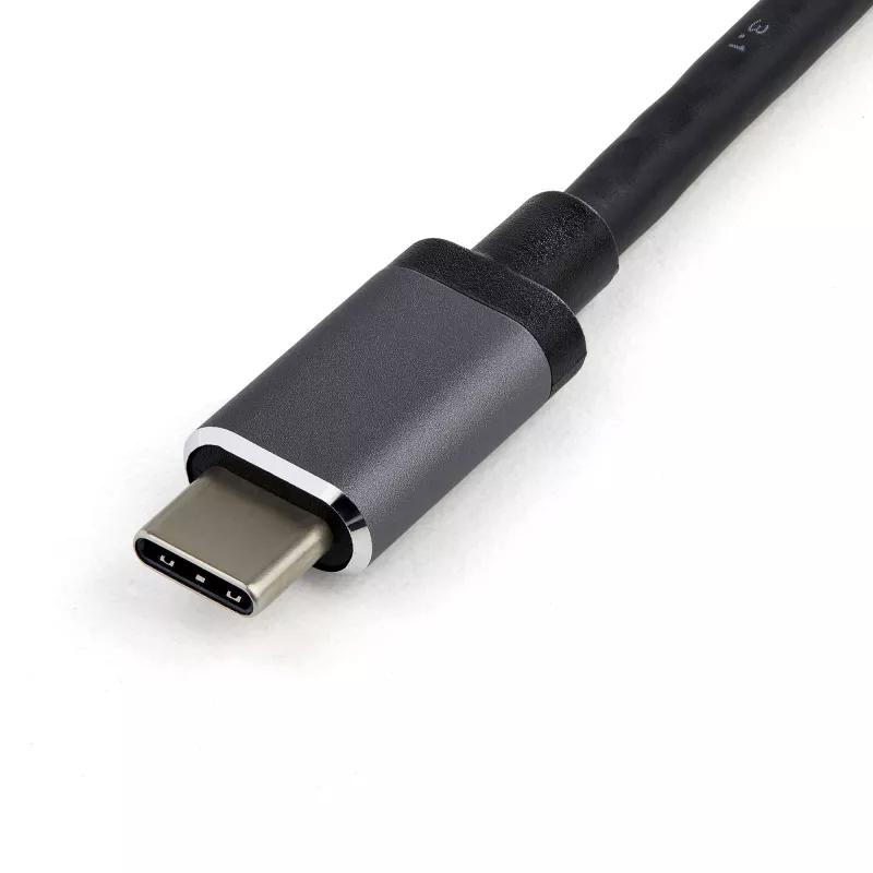 StarTech.com USB-C multiportový adaptér – USB-C mini cestovný dock s 4K HDMI alebo 1080p VGA – 3x USB 3.0 hub, SD, GbE, audio, 100W PD Pass-Through – prenosná dokovacia stanica pre notebook/tablet
