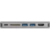 StarTech.com USB-C multiportový adaptér – USB-C mini cestovný dock s 4K HDMI alebo 1080p VGA – 3x USB 3.0 hub, SD, GbE, audio, 100W PD Pass-Through – prenosná dokovacia stanica pre notebook/tablet