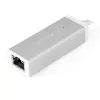 StarTech.com USB-C na Gigabit sieťový adaptér – strieborný, káblový, USB, Ethernet, 5000 Mbit/s, strieborný