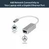 StarTech.com USB-C na Gigabit sieťový adaptér – strieborný, káblový, USB, Ethernet, 5000 Mbit/s, strieborný